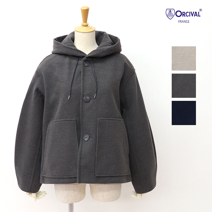 【SALE セール】ORCIVAL オーシバル レディース ブリティッシュツイード フードブルゾン OR-A0744BBT
