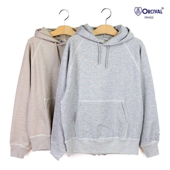 【SALE セール】ORCIVAL オーシバル FRENCH TERRY プルオーバースウェットパーカー OR-C0155