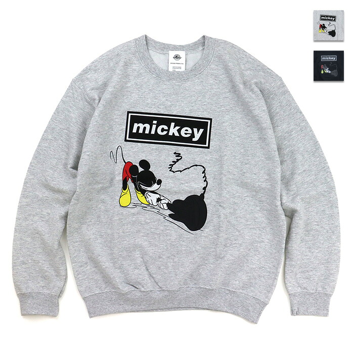 Goodwear 好ましいお召しもの 汗水 Disney Collection MK BOX LOGO PRINT SWEAT GDW-LCS-253001