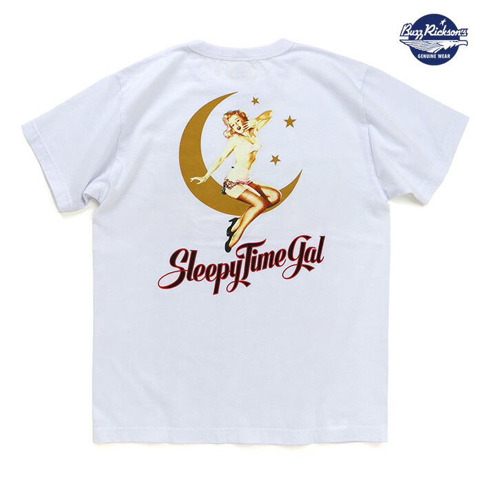 BUZZ RICKSON'S バズリクソンズ Tシャツ 半袖プリントTシャツ SLEEPY TIME GIRL BR79624