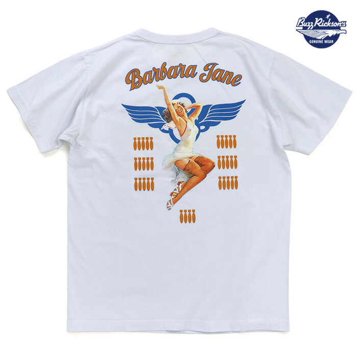 BUZZ RICKSON'S バズリクソンズ Tシャツ 半袖プリントTシャツ BARBARA JANE BR79625