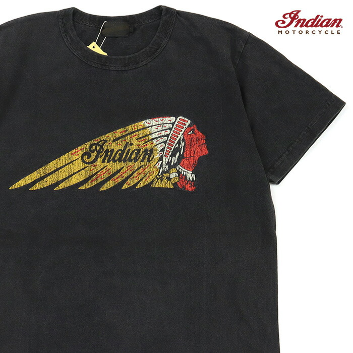 Indian Motorcycle インディアンモーターサイクル Tシャツ PIGMENT DYE T-SHIRT ピグメントダイ 半袖Tシャツ IM79556