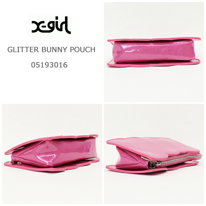 楽天市場 X Girl エックスガール Glitter Bunny Pouch グリッター