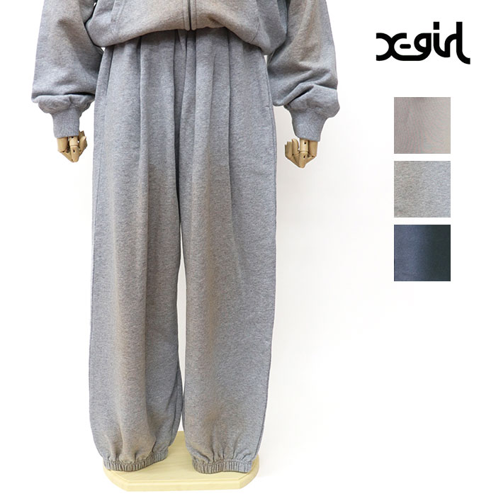 X-girl エックスガール レディース SPRAY PRINT BALLOON SWEAT PANTS スウェットパンツ 105254031003