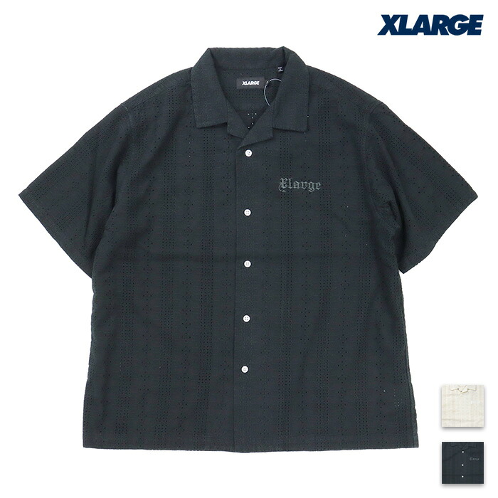 XLARGE エクストララージ プルオーバー SS LACE SHIRT 半袖スピード競技プルオーバー 101262014005