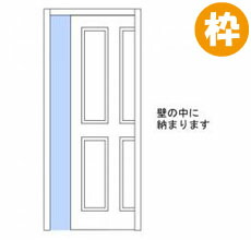 引き込み戸用3方固定枠|輸入建材ジェイマックス