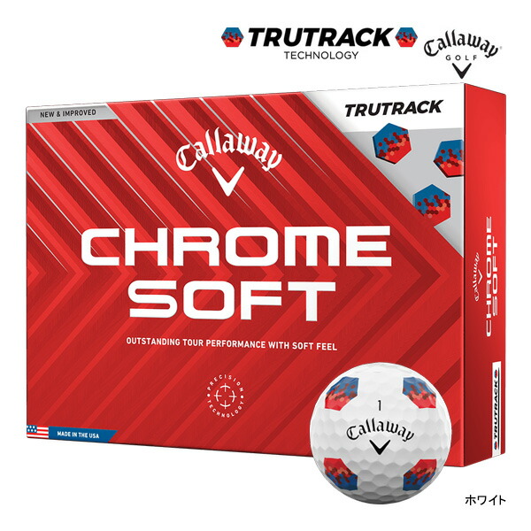 キャロウェイ　クロムツアーX TRUTRACK ゴルフボール Chrome Tour X TruTrack Golf Balls