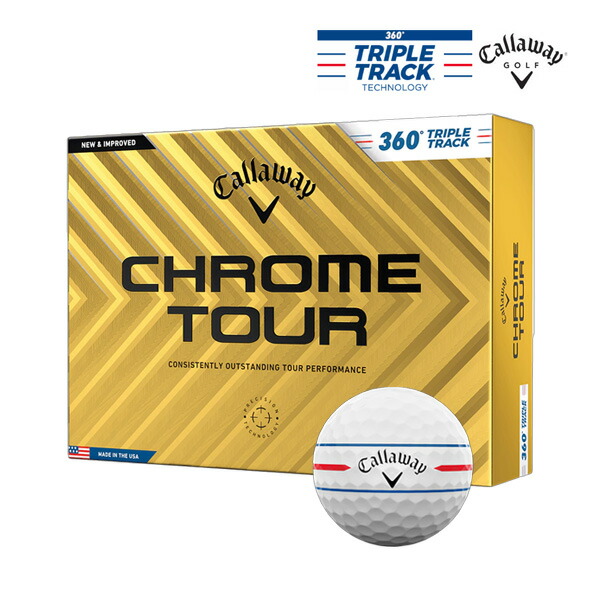 【8ダースまとめ買い用】Callaway Chrome Soft ゴルフボール 楽天市場】キャロウェイ クロムソフト 360° トリプルトラック