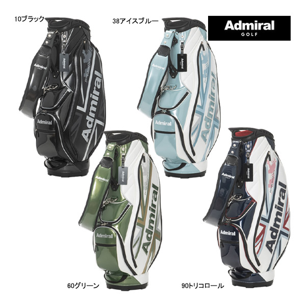 新品 アドミラル キャディバッグ ADMG5AC5 トリコロール Admiral アドミラル キャディバッグ ユニオンジャックスポーツ
