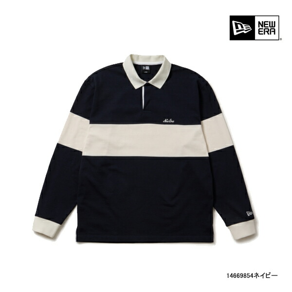 ニューエラゴルフ　ラグビーシャツ Mサイズ ne-w-14669854.jpg