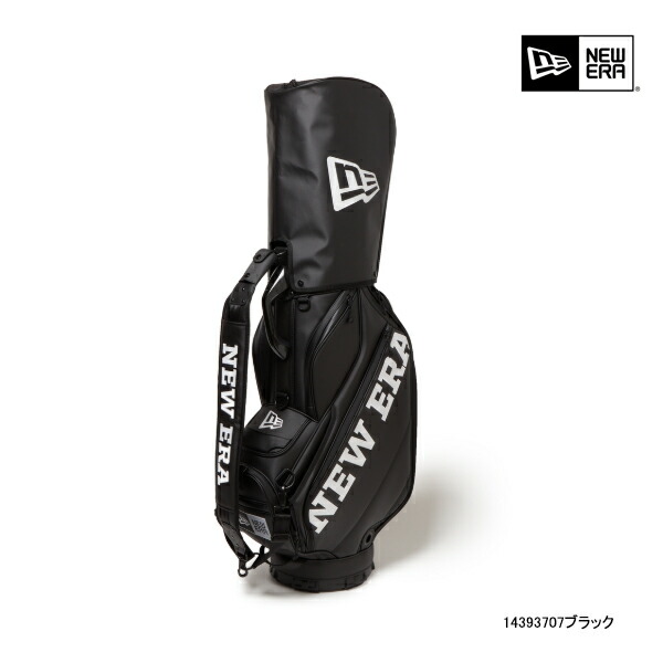 NEW ERA ブラック キャディバッグ NEW ERA（ニューエラ） ゴルフ キャディバッグ NEW ERA GOLF