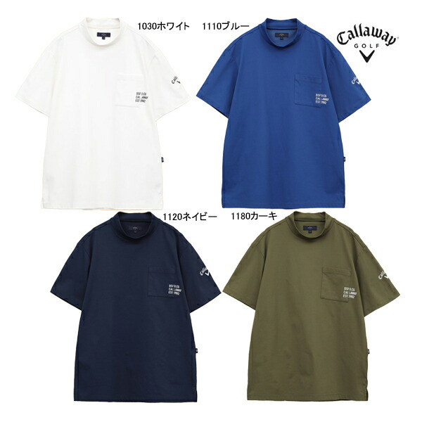 楽天市場】キャロウェイ ゴルフ メンズ ウェア 半袖 モックネック