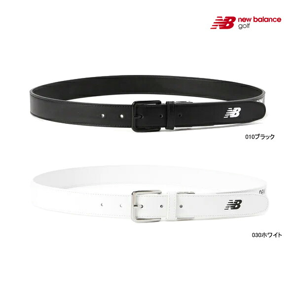 ニューバランス ゴルフ メンズ ベルト 26年春夏モデル 新作 012-6982003 new balance GOLF BELT NB ラウンド ウェア ブラック ホワイト 長さ調整