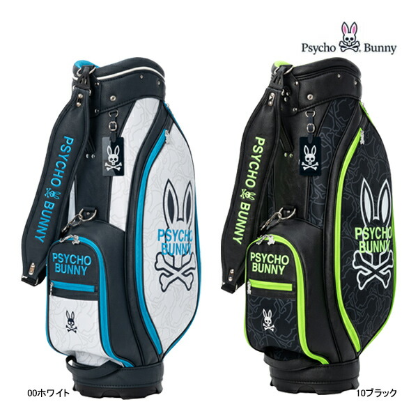 サイコバニー ゴルフ カート キャディバッグ 26年春夏モデル 新作 PBMG6AC4 フラッグシップ Psycho Bunny golf FLAGSHIP CB メンズ レディース｜Japan Net Golf 店