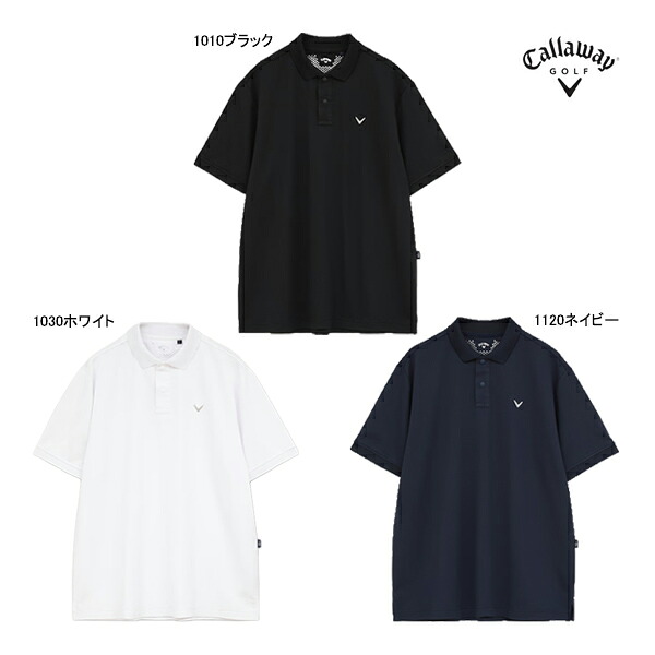 キャロウェイ ゴルフ メンズウェア ポロシャツ 26年春夏ウエア 新作 C26134101 半袖 Callaway GOLF ラウンド トップス カットソー シャツ シンプル ASR