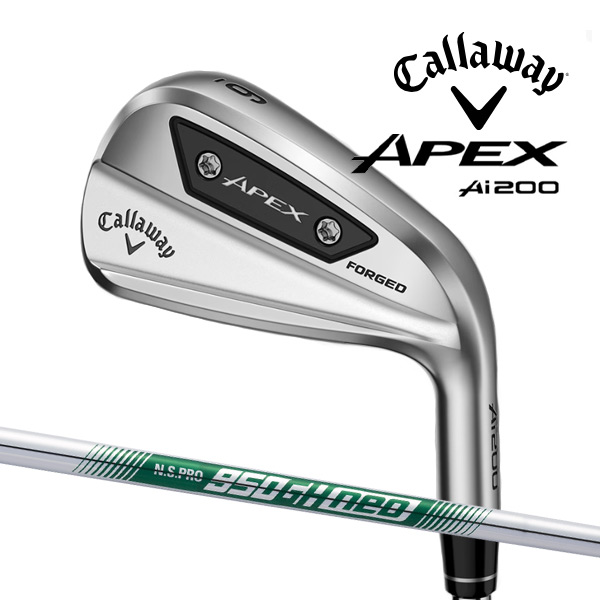 キャロウェイ エイペックス Ai200 アイアン6本セット(#5~9,PW) [N.S.プロ 950GH ネオ] スチールシャフト Callaway IRON APEX エーアイ200 neo 24C