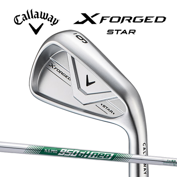 キャロウェイ Xフォージドスター 26年 アイアン単品 #5 N.S.プロ 950GH ネオ Callaway X FORGED STAR IRON neo