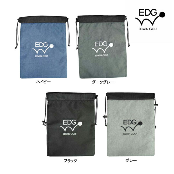 【楽天市場】エドウィン ゴルフ EDSC-3485 シューズケース 小物入れ 着替え入れ 収納 整理 普段使い EDWIN GOLF ...