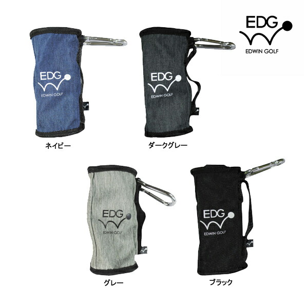 【楽天市場】エドウィン ゴルフ EDSC-3486 ボールホルダー ボール 片手 出し入れ フック付き ティー用 ベルト EDWIN GOLF ...