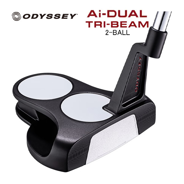 オデッセイ エーアイデュアル トライビーム 2-BALL クランクホーゼル CH パター ODYSSEY Ai-DUAL TRI-BEAM ツーボール キャロウェイ Callaway 28,600円