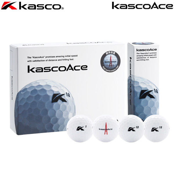 楽天市場 キャスコ Kascoace キャスコエース ゴルフボール 12球 1ダース 21年 ゴルフギアサージ