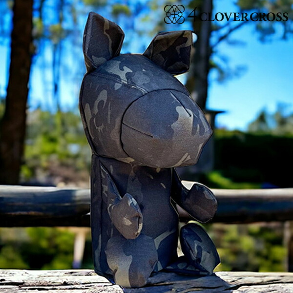 4クローバークロス パンドル ヘッドカバー【 ブラックカモ CORDURA 500D カスタマイズ商品 made by S.D 】Premium Headcover pandle 26E
