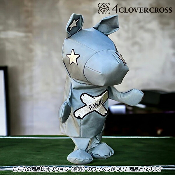 4クローバークロス パンドル ヘッドカバー【 Gray pandle［防水生地］カスタマイズ商品 made by S.D 】Premium Headcover pandle 4clovercross 26E