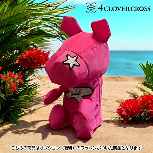 4クローバークロス パンドル ヘッドカバー【 Pink pandle［防水生地］カスタマイズ商品 made by S.D 】Premium Headcover pandle 4clovercross 26E