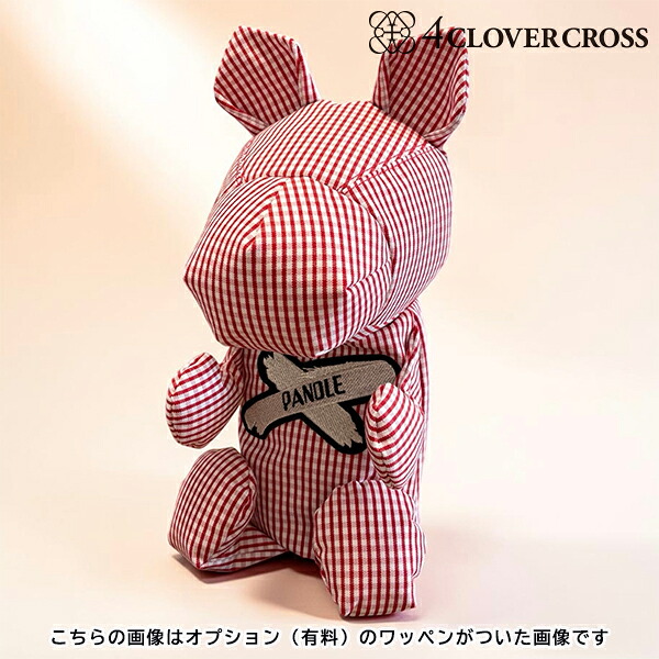 4クローバークロス パンドル ヘッドカバー【 Awning fabric［レッド ギンガムチェック］カスタマイズ商品 made by S.D 】Premium Headcover pandle 4CC 26E｜Japan Net Golf 店