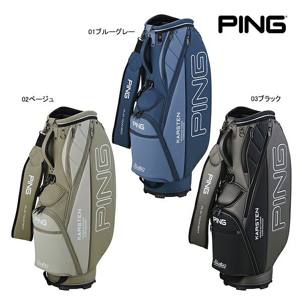 ピン ゴルフ 26年秋冬モデル 新作 キャディバッグ CB-U2604 BI-COLOR バイカラー カート CB 39285 01 02 03 PING GOLF メンズ レディース 26ET 10PT|Japan Net Golf 店