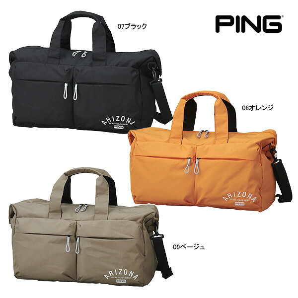 ピン ゴルフ 26年春夏モデル 新色 バッグ GB-U2501 アリゾナカジュアルボストン 38231 07 08 09 PING GOLF ARIZONA CASUAL BOSTON メンズ レディース 26ET 10PT|Japan Net Golf 店