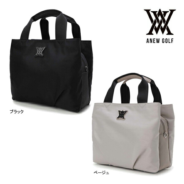 【美品】ANEW アニュー ゴルフバッグ　黒　ボストンバッグ　不織布つき 美品】ANEW アニュー ゴルフバッグ 黒 ボストンバッグ 不織布