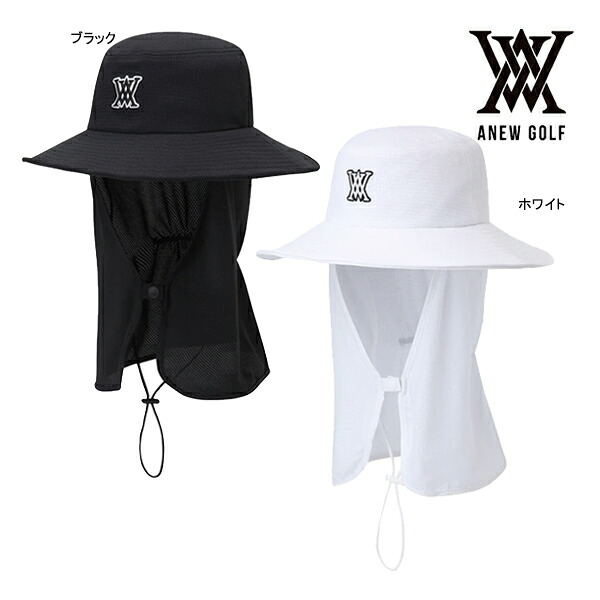 アニュー ゴルフ ユニセックス ネッククーラーハット AGGUUCP48 ANEW GOLF ラウンド 帽子 ネックカバー 軽量 日差し対策 アウトドア レジャー 通気性 26ET｜Japan Net Golf 店
