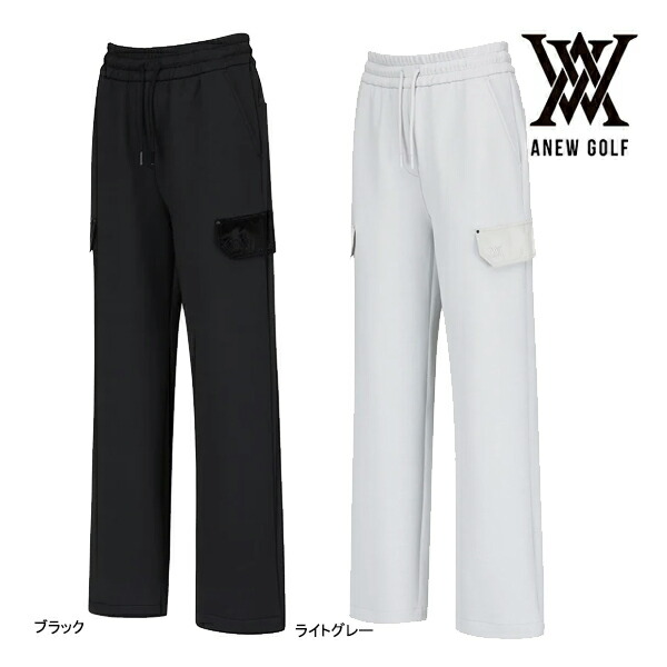 アニュー ゴルフ レディースウェア セミワイドパンツ AGFFWPT04 ウィメンズ ANEW GOLF ウエア AW ズボン ボトム ストレッチ シンプル 快適 カーゴポケット 25WT