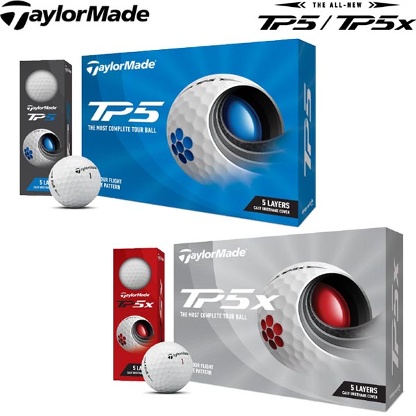 楽天市場 21年モデル テーラーメイド ゴルフボール Tp5 Tp5x ホワイト 1ダース 12球 Taylormade ティーピーファイブ エックス Japan Net Golf 楽天市場店