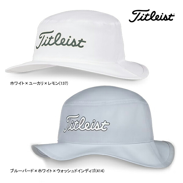 タイトリスト ゴルフ ハット TH24BRZBN2 ブリーザー バケットハット Titleist GOLF Breezer Bucket Hat 帽子 バケハ 軽量 ストレッチ UPF50＋ 26ET