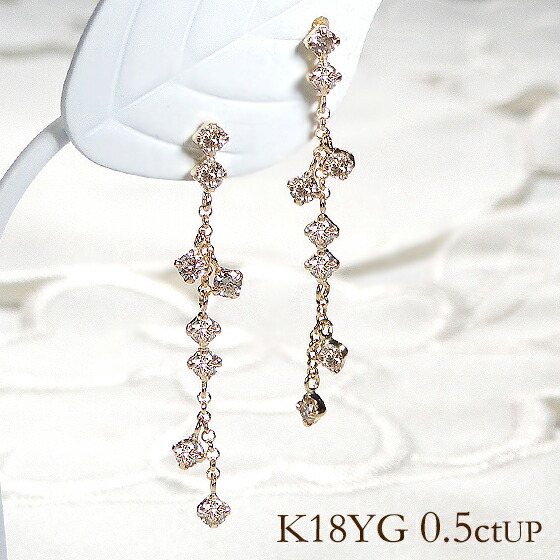 楽天市場】【選べる】ダイヤモンド 0.5ct/0.5ct ピアス PT900