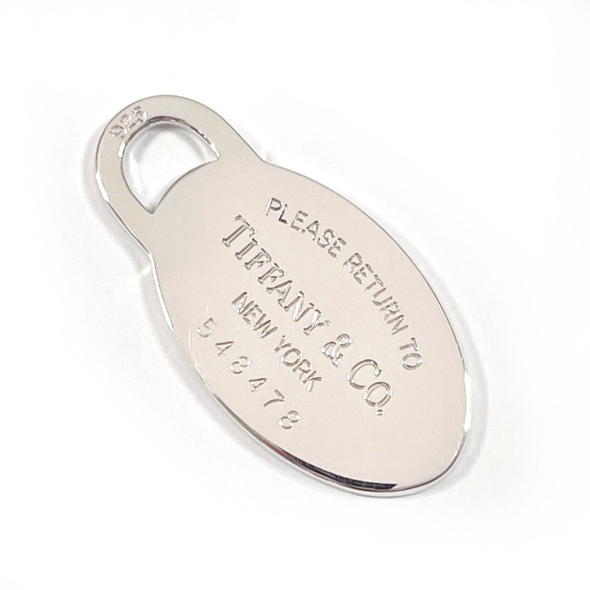 TIFFANY&Co. ティファニー リターントゥ オーバルタグ ペンダントトップ シルバー925 シルバー【中古】 ユニセックス