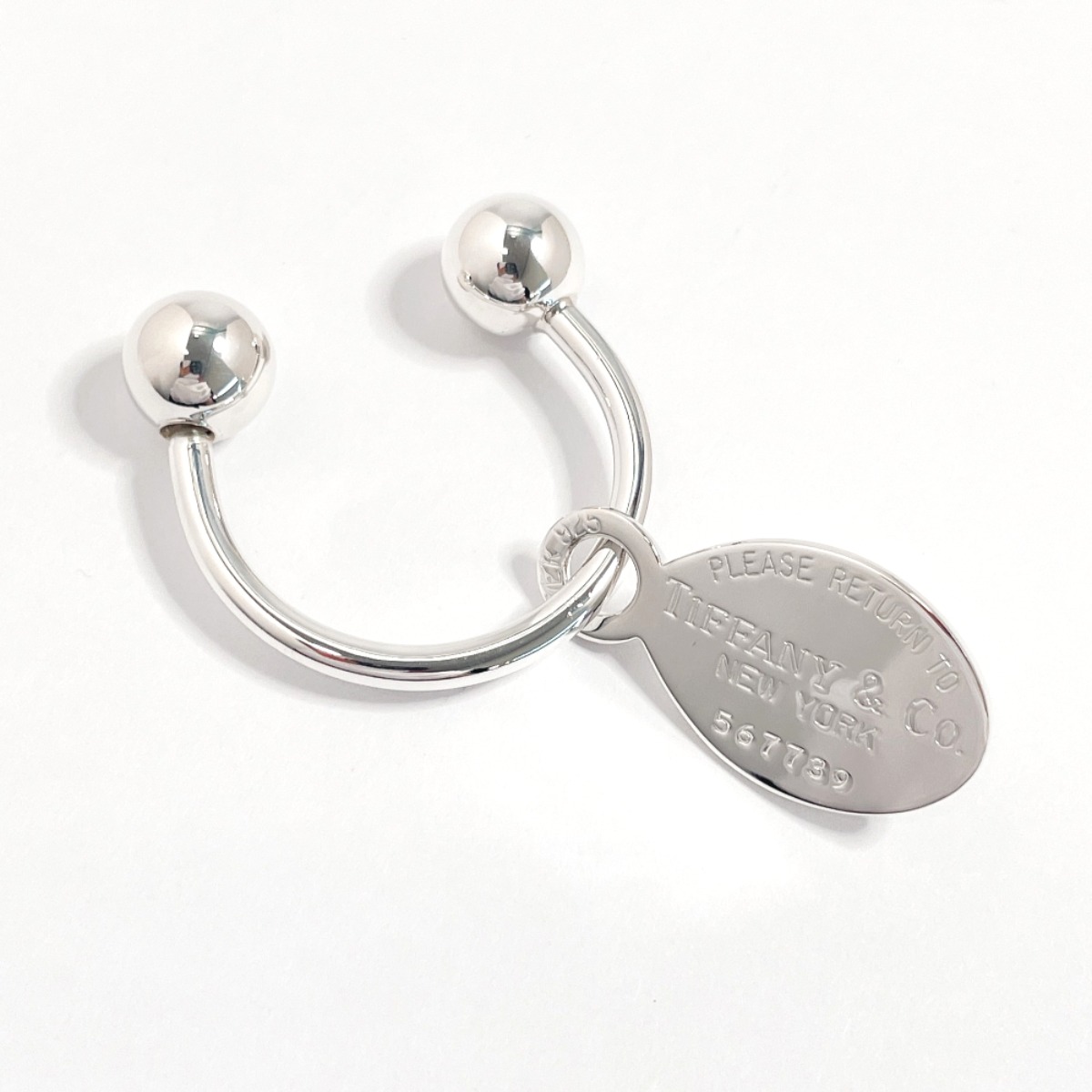 楽天市場】TIFFANY&Co. ティファニー 1837 バレット バレー キーリング