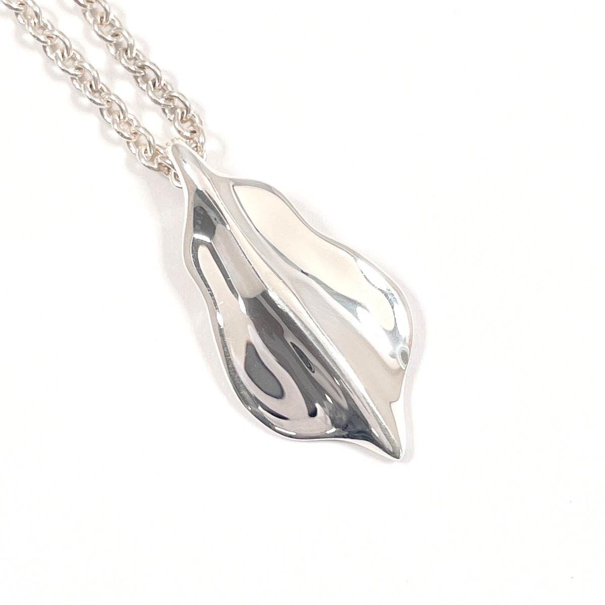 TIFFANY&Co. ティファニー リーフ ネックレス シルバー925 シルバー【中古】 レディース