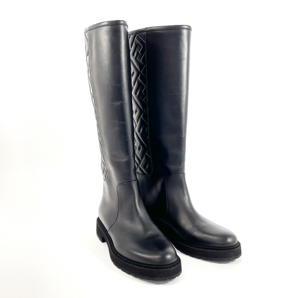 楽天市場】フェンディ ズッカ・ロングブーツ・ブーツ 靴-1.0g/40