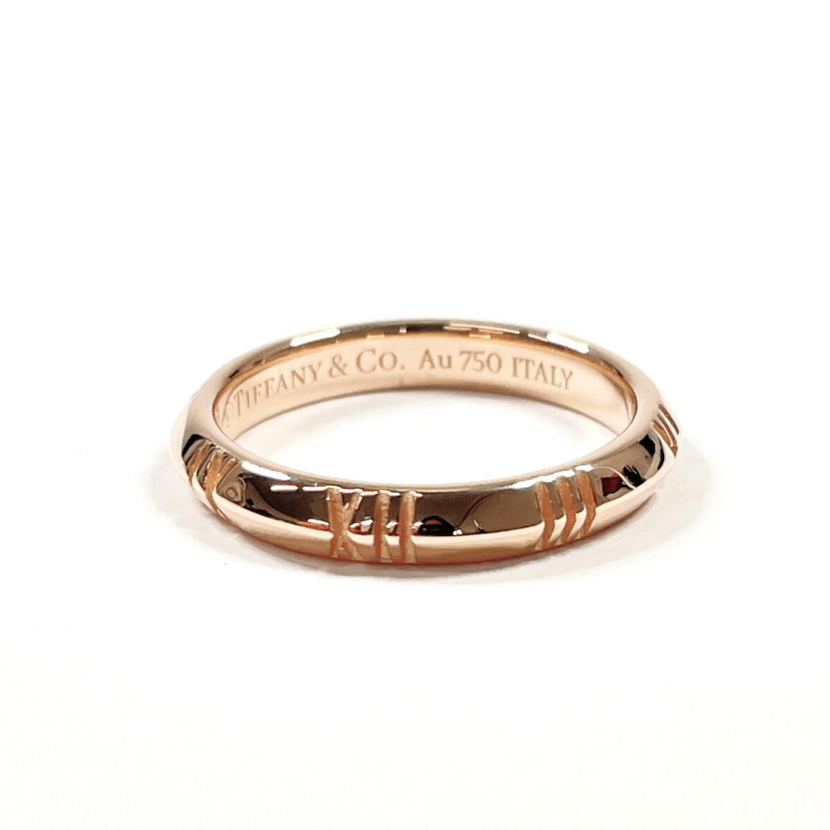 Tiffany&Co. ティファニー 美品 アトラス オープン ナロー リング TIFFANY&Co[ティファニー] アトラス オープン リング 並行輸入品