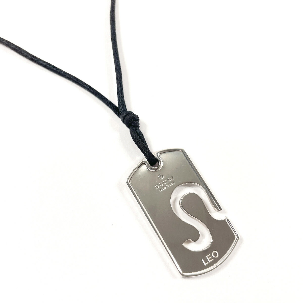 楽天市場】【ジュエリー】GUCCI グッチ シルバー プレート ペンダント