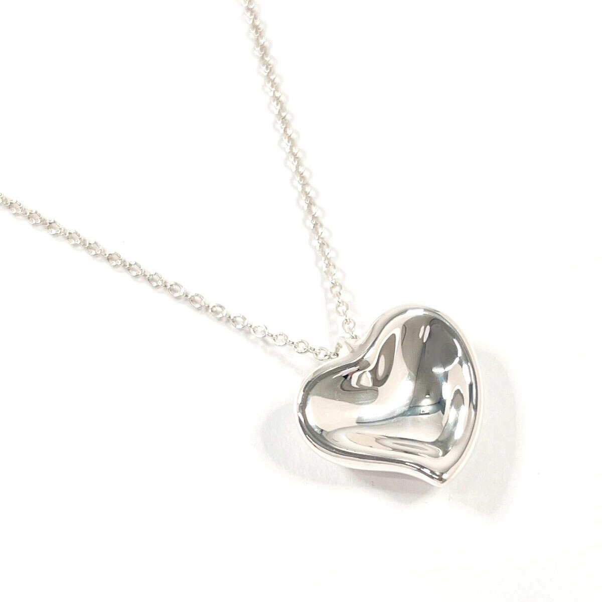 TIFFANY&Co. ティファニー カーブド ハート エルサペレッティ ネックレス シルバー925 シルバー【中古】 レディース｜J-P-Brands