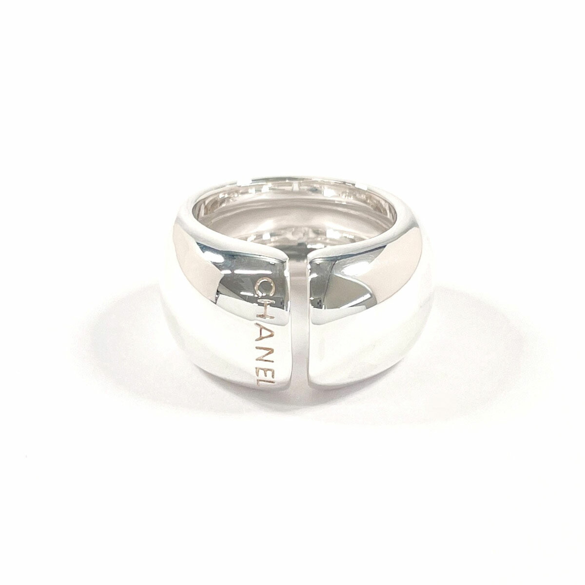 【セール中】CHANEL シャネル ロゴ リング シルバー 925 11号 CHANEL（シャネル） 11号 リング・指輪 ロゴ 太めデザイン シルバー925