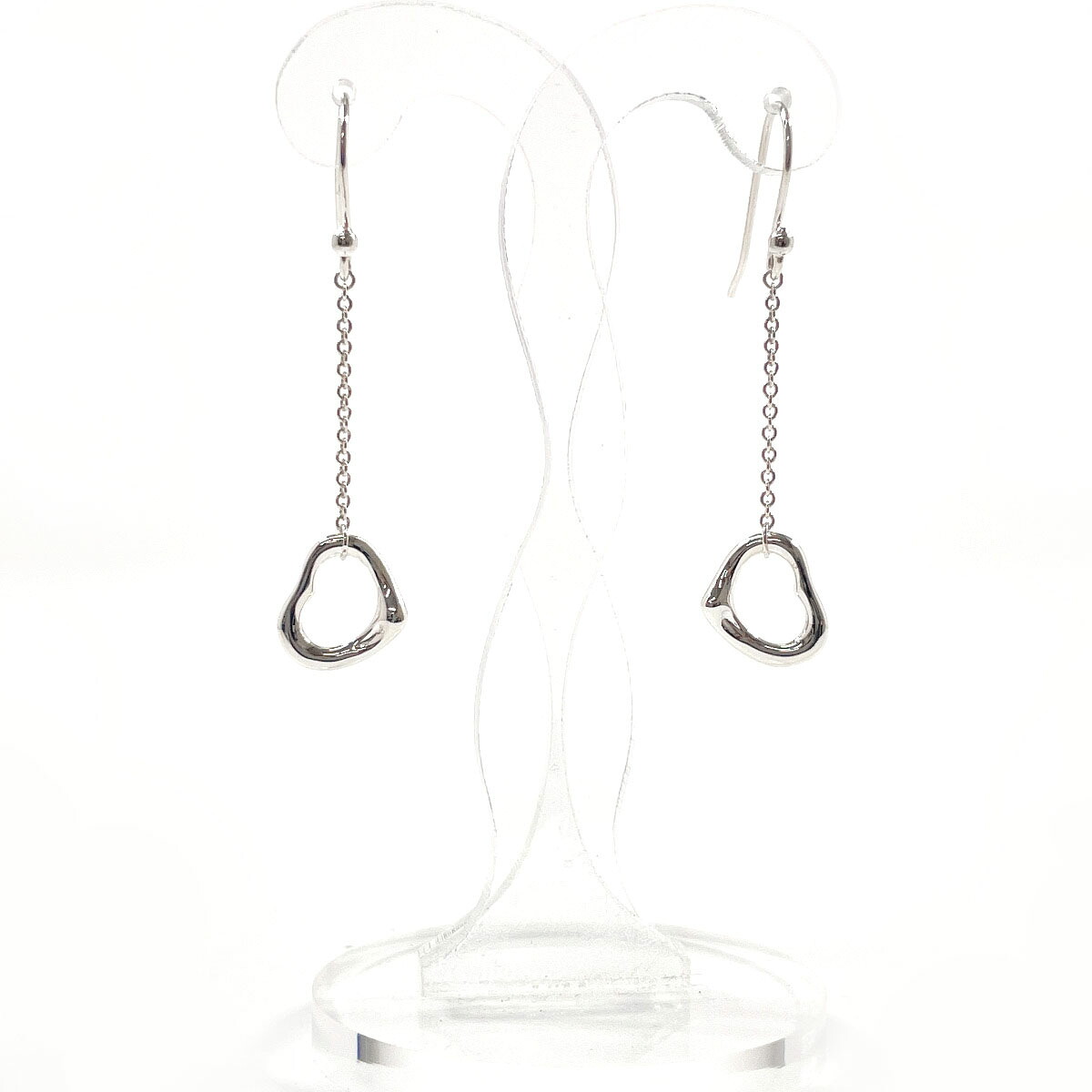 TIFFANY&Co. ティファニー オープンハート ドロップピアス エルサペレッティ ピアス シルバー925 シルバー【中古】 レディース