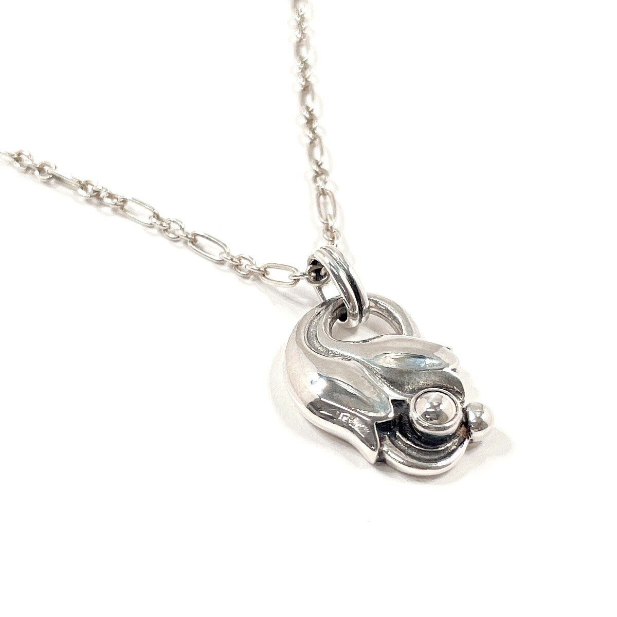 Georg Jensen ジョージジェンセン 1999 イヤーペンダント ヘリテージ 寄せあわせ 頸飾り しろがね色925 しろがね色【中古】 ユニ一発やる