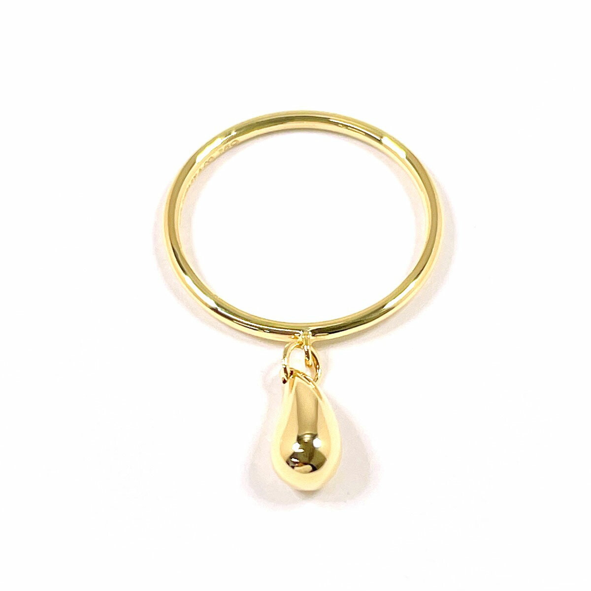 楽天市場】ティファニー ティアドロップ リング K18イエローゴールド