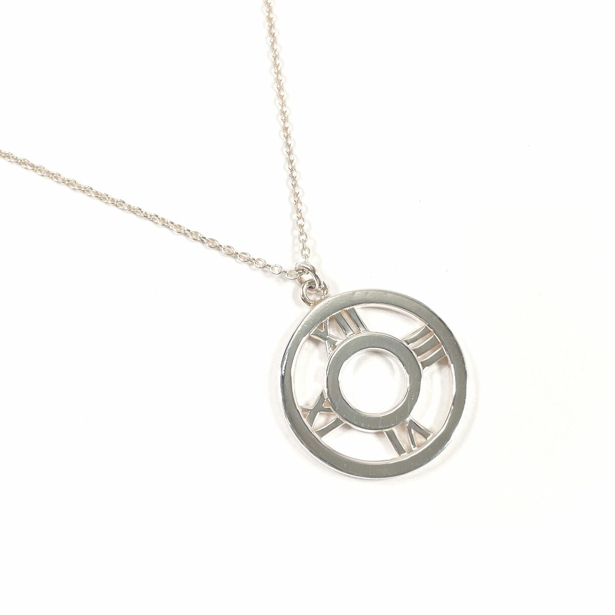 TIFFANY&Co. ティファニー アトラス オープン メダリオン ネックレス シルバー925 シルバー【中古】 ユニセックス