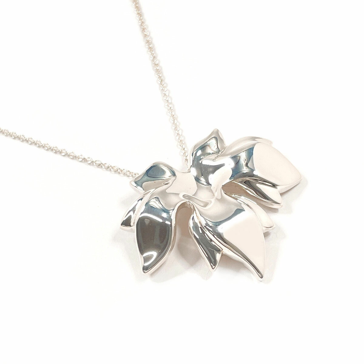 楽天市場】ティファニー リーフ ネックレス シルバー レディース